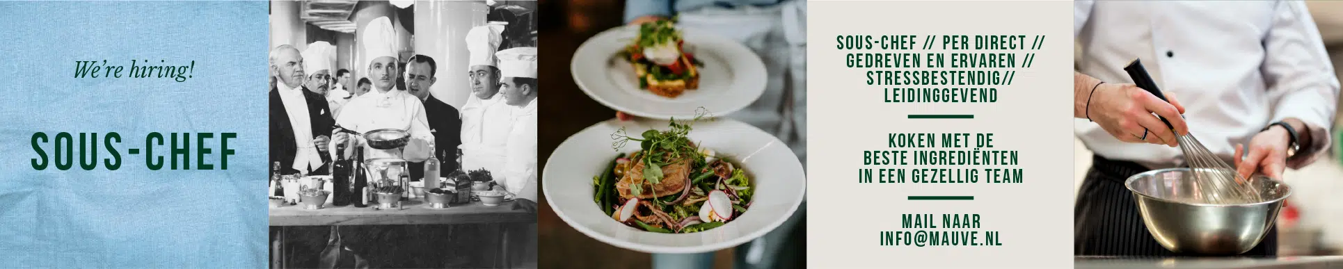 MAU BANNER jobs souschef